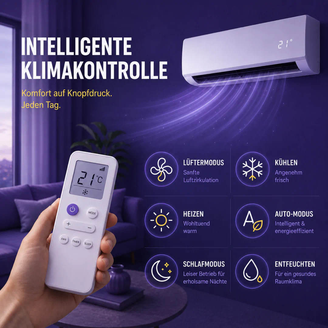 LifeGauge Breeze Klimagerät im Wohnzimmer-Test